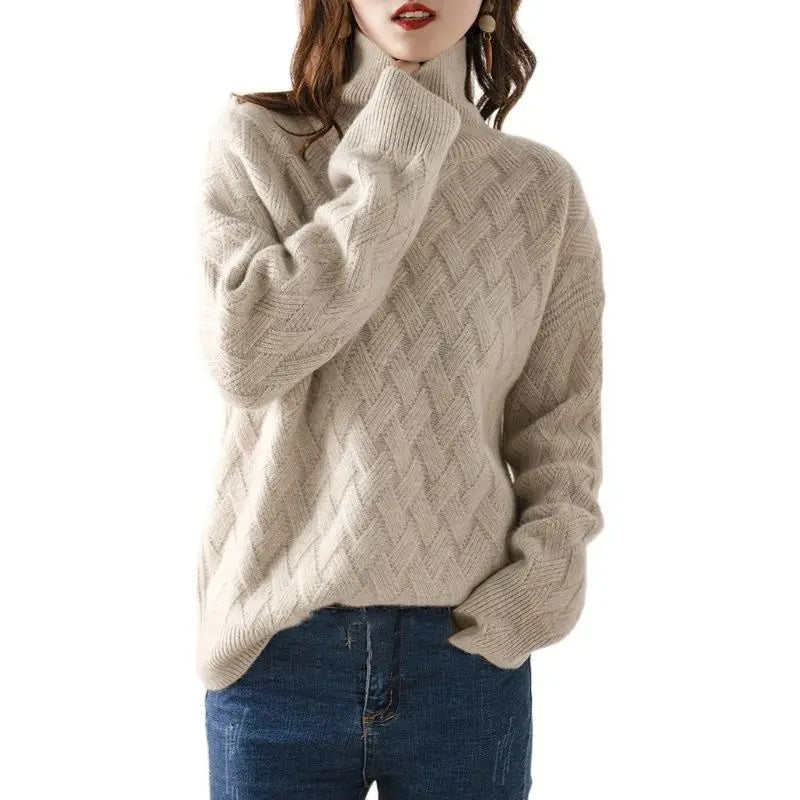 Casual-chic cashmere jumper