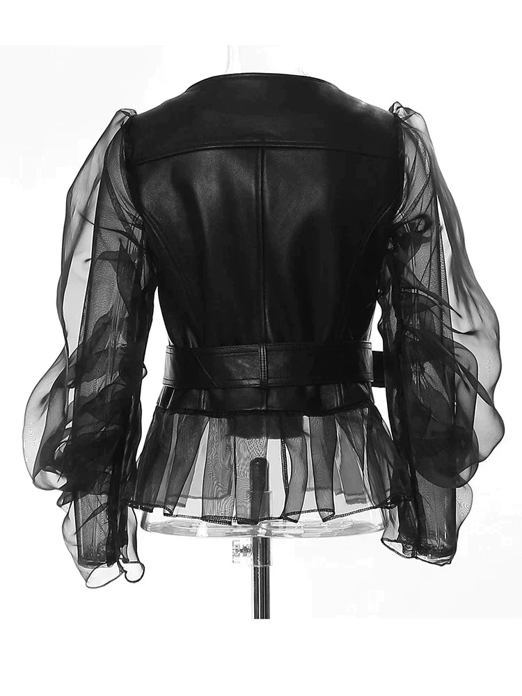 Ladies leather jacket