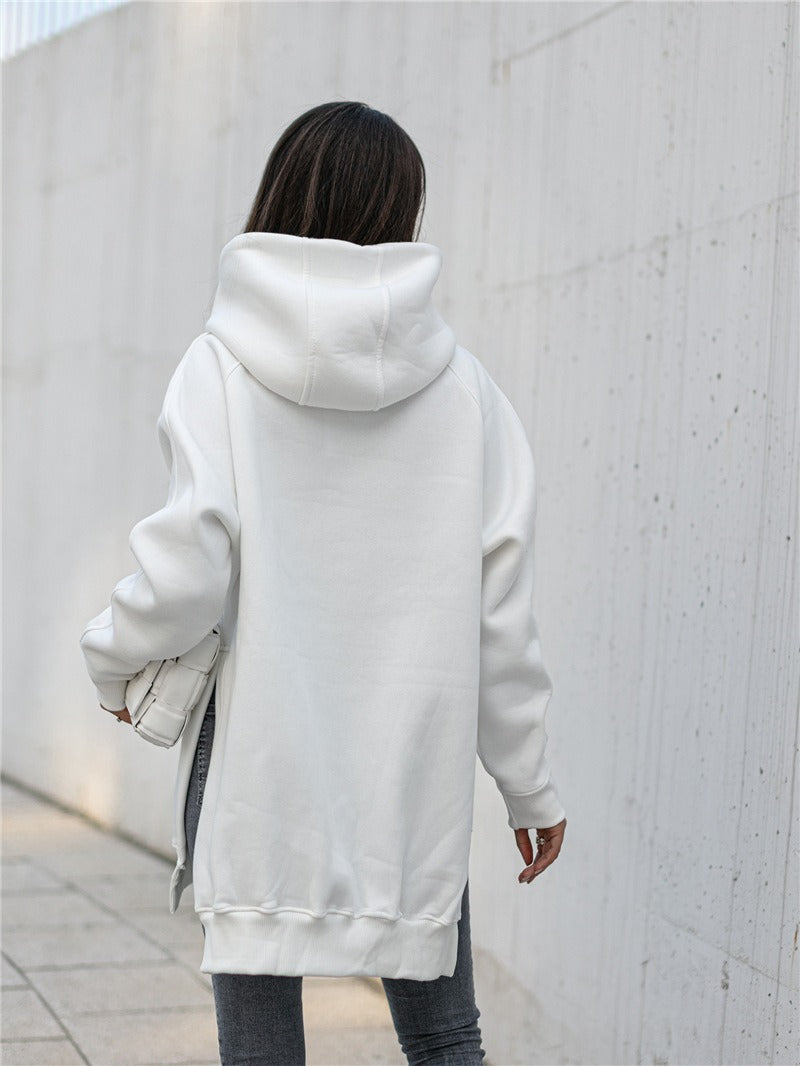 Oversized hooded dress