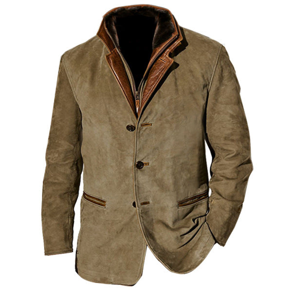 Vintage autumn jacket for men