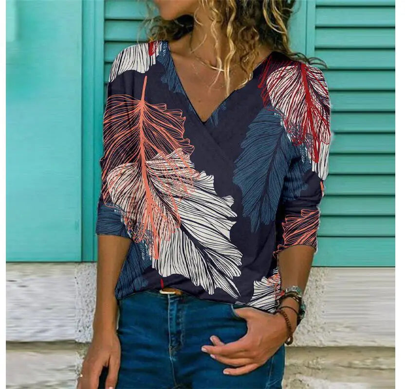 Autumn blouse for women