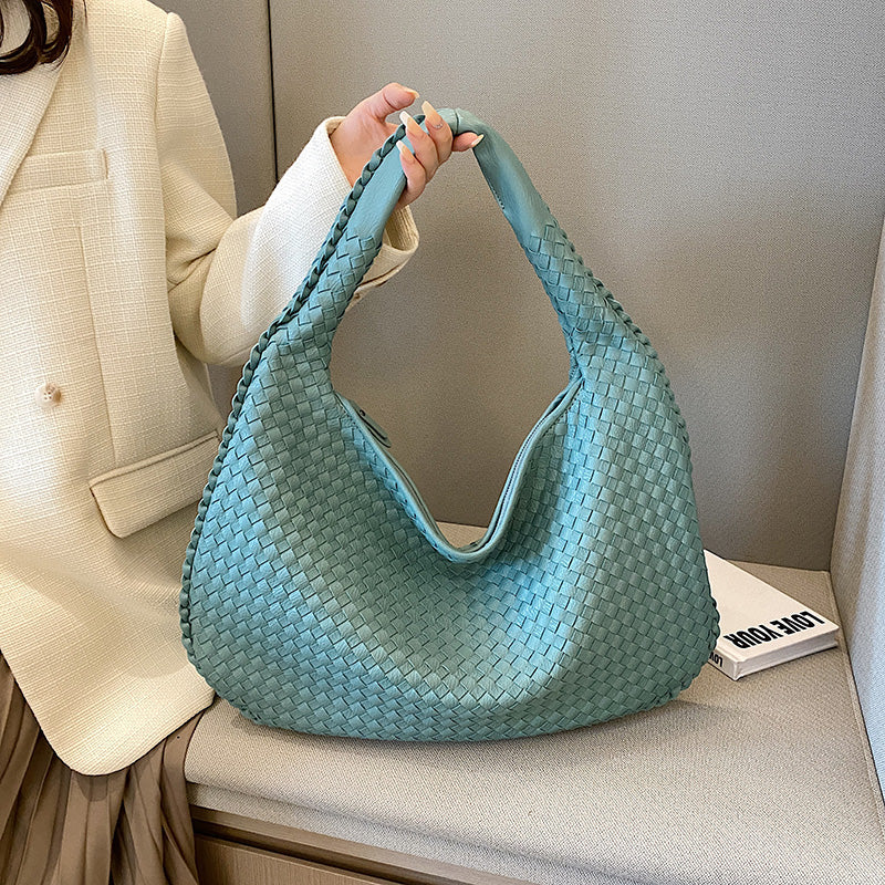 Maria - Shoulder bag made of woven eco-leather