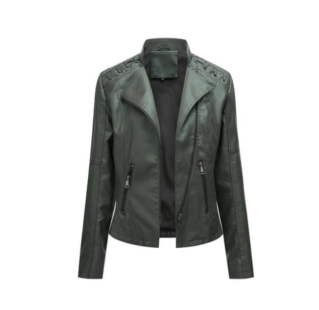 Lambskin leather jacket