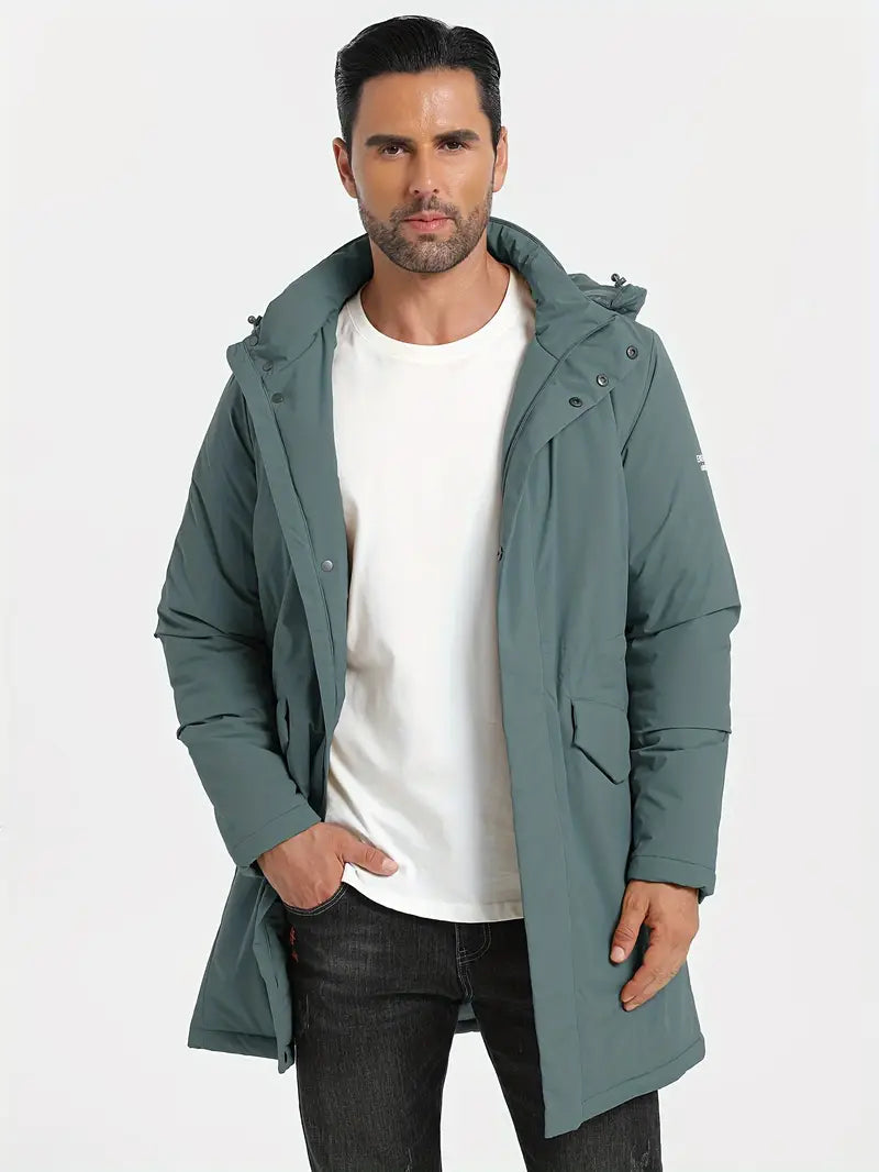 Oakspirit men's jacket with long hood Coat, water resistant