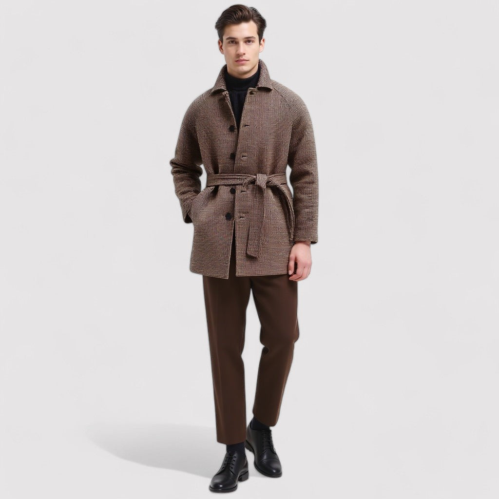 Ancien | Men's Hampton Wool Trenchcoat