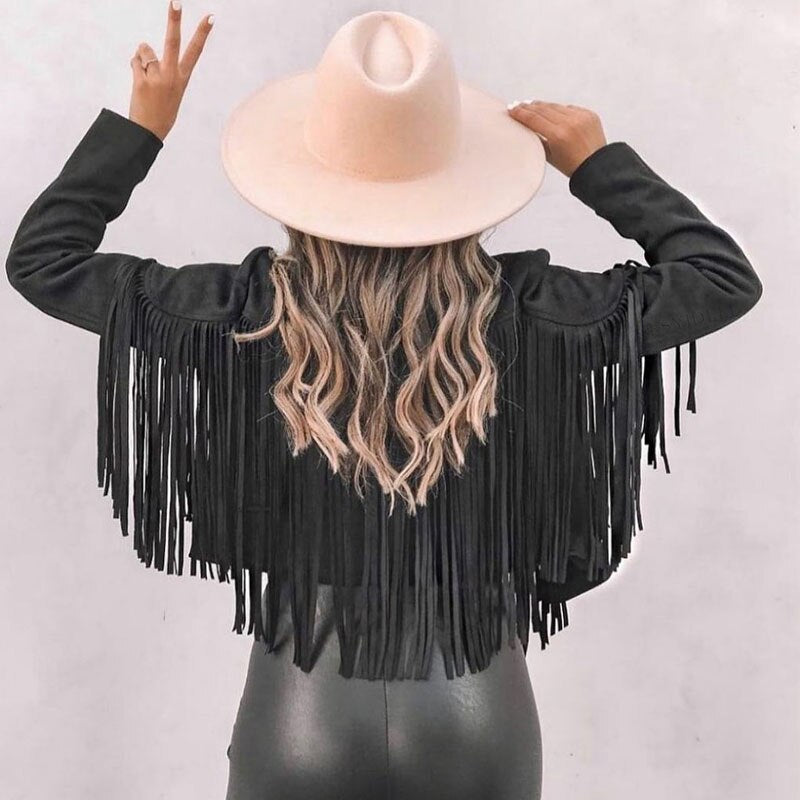 Women's cardigan with tassels for trendy outfits