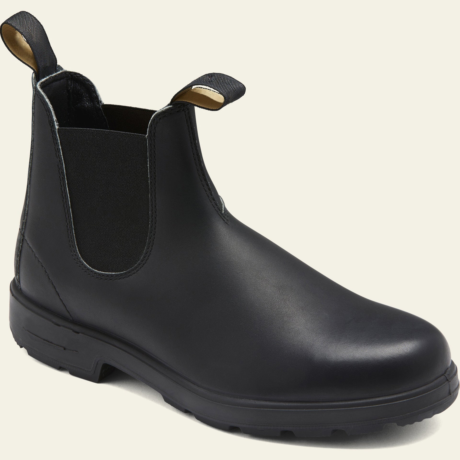 Warm leather boots for men