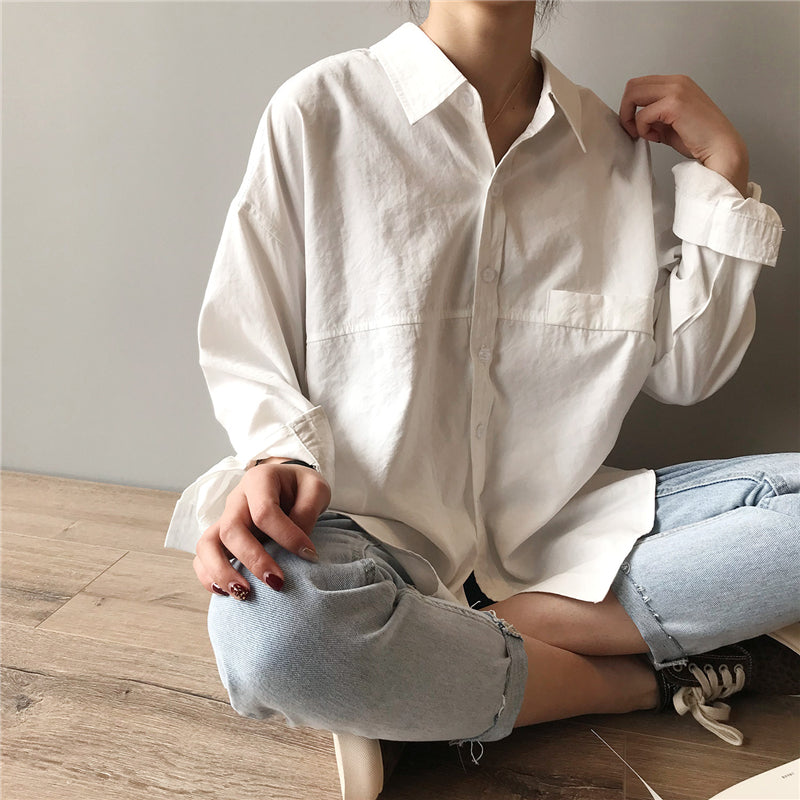 Blouse - Comfortable, robust oversize blouse