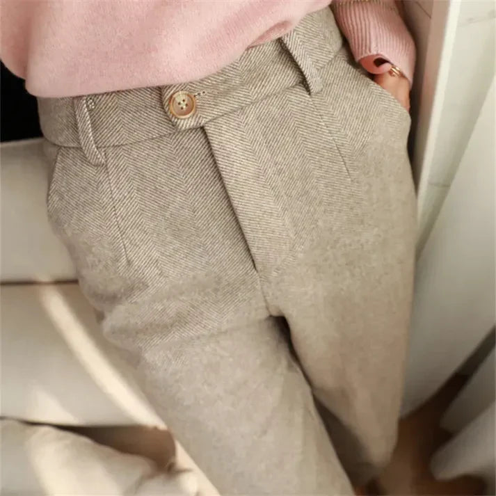 Kalani™ - Elegant Wool Dress Trousers