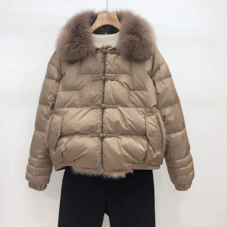 Lara Loose Puffer Jacket - Warm & Vintage