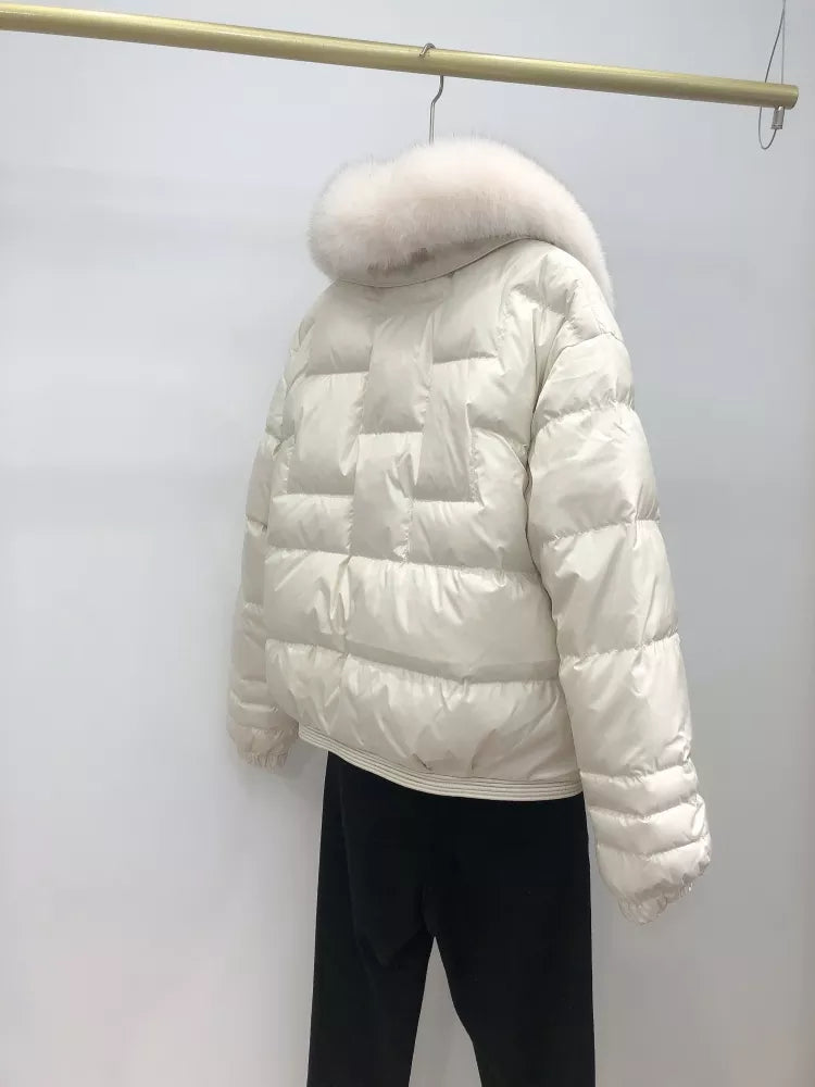 Lara Loose Puffer Jacket - Warm & Vintage