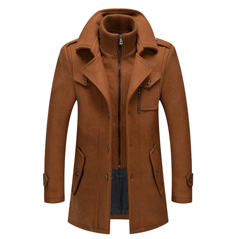 Warm men's coat