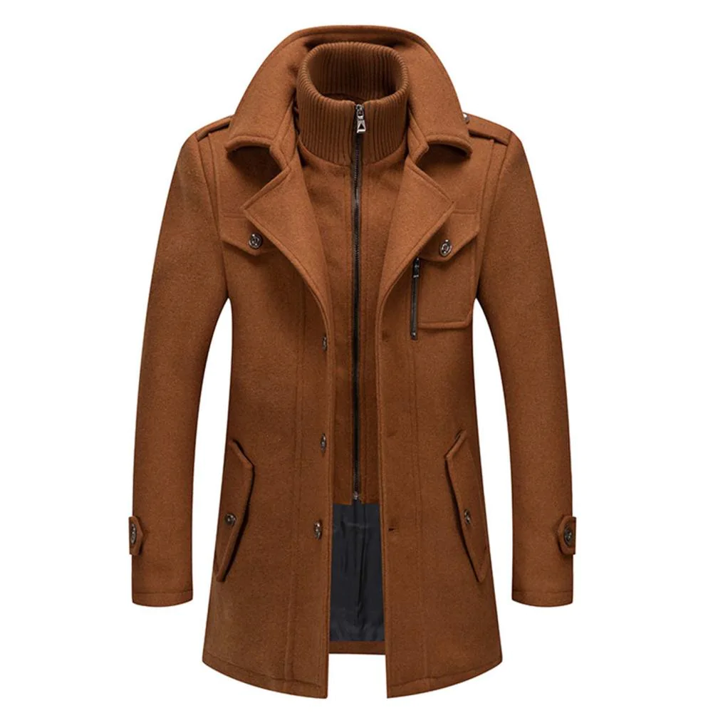 Cesar™ - Men's double breasted coat