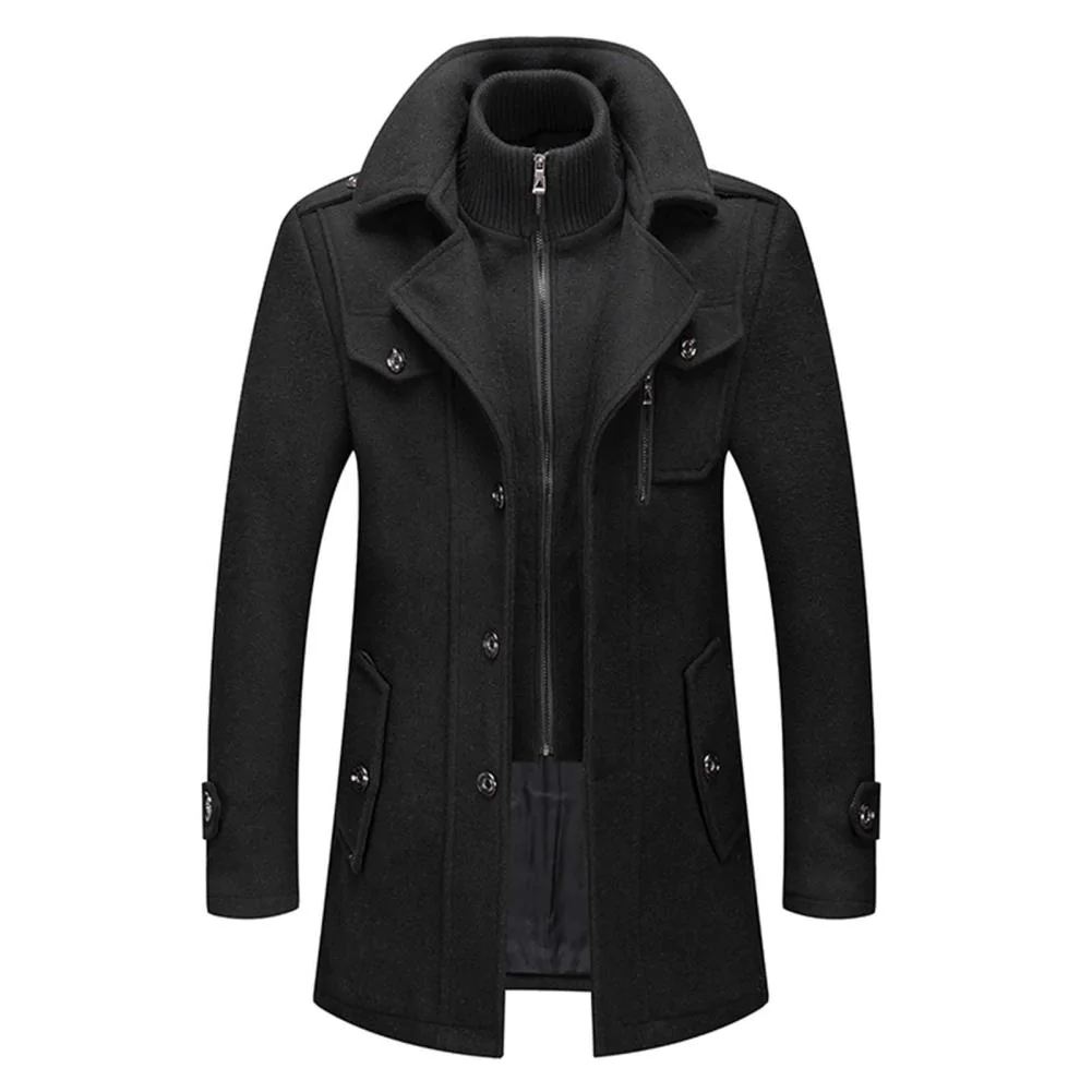 Warm men's coat