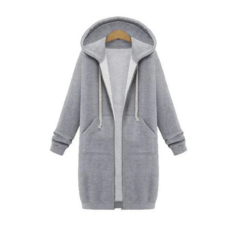 Kini™ - Long Hoodie with Zip (Copy)