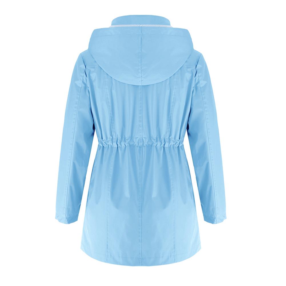 Windproof spring coat for women