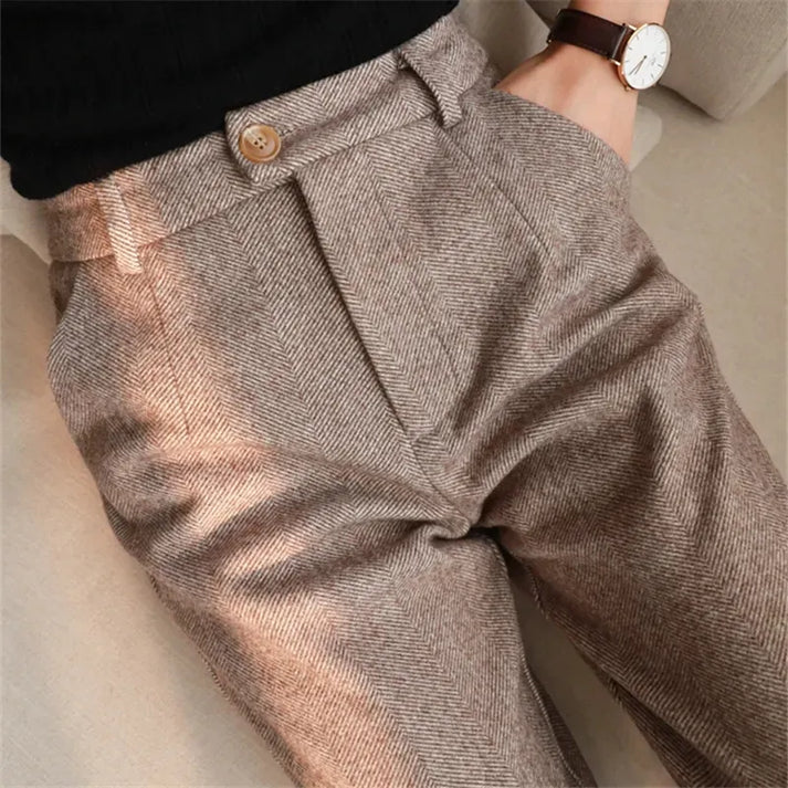 Kalani™ - Elegant Wool Dress Trousers