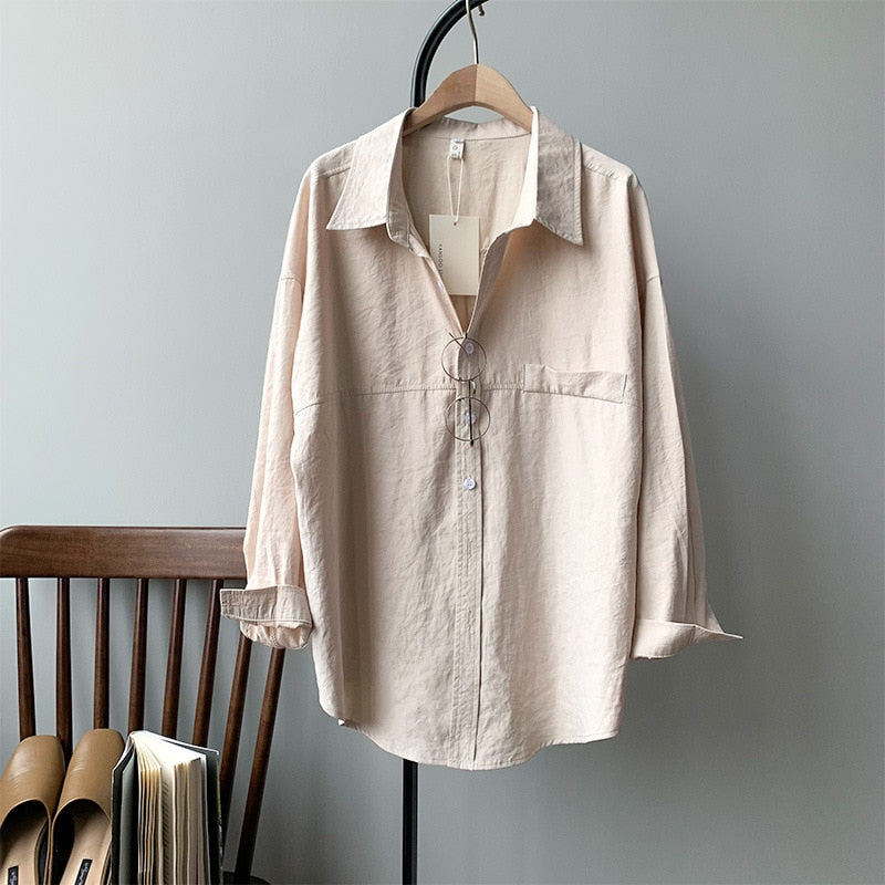 Blouse - Comfortable, robust oversize blouse