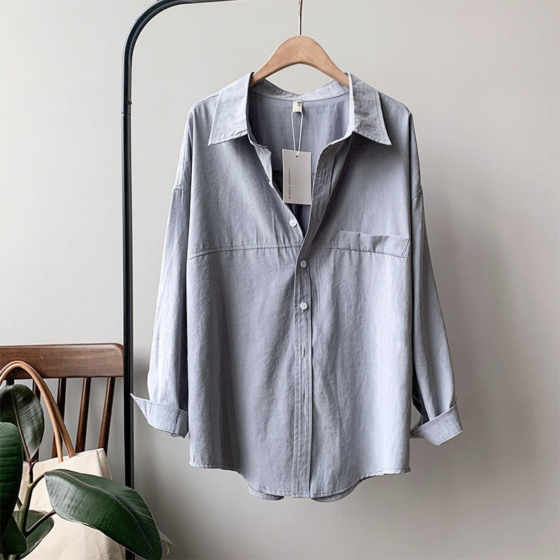 Blouse - Comfortable, robust oversize blouse