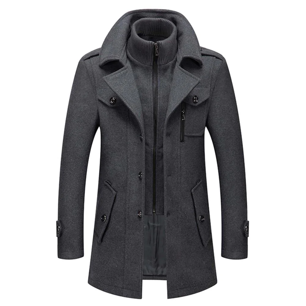 Cesar™ - Men's double breasted coat