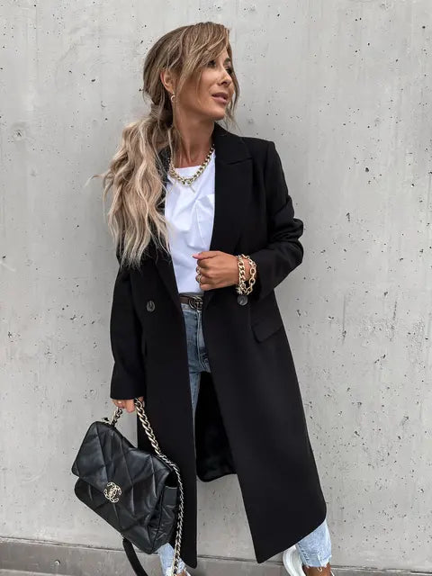 Zoe - Elegant and stylish long coat