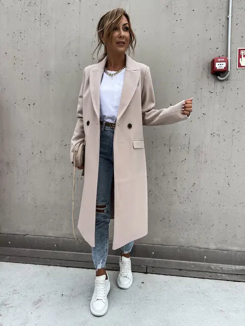 Zoe - Elegant and stylish long coat