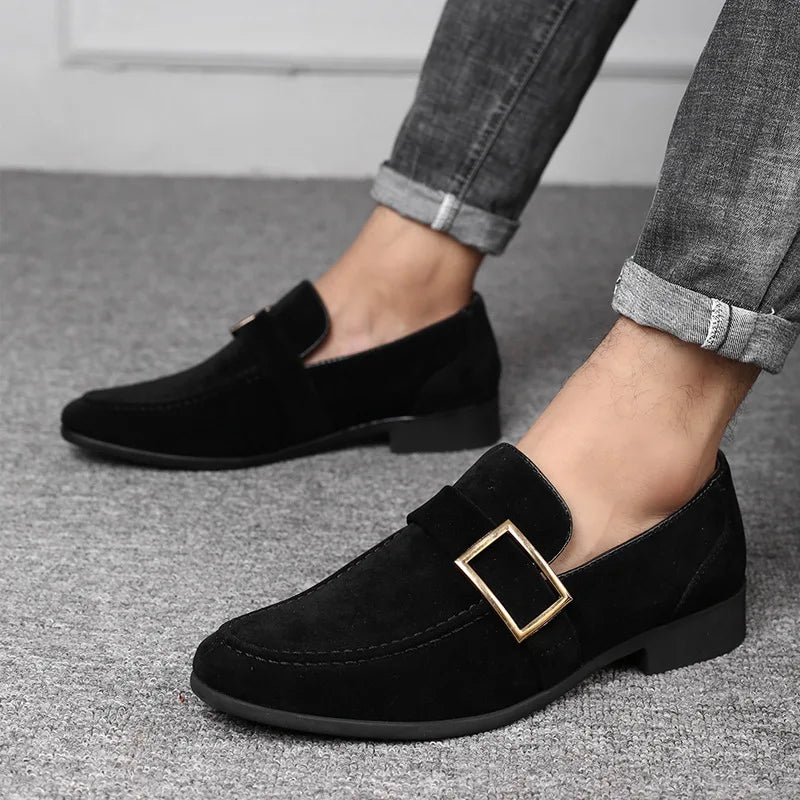 Suede Business Loafers