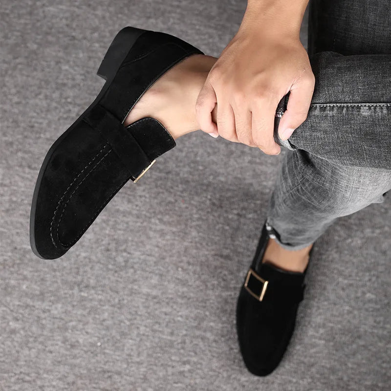 Suede Business Loafers