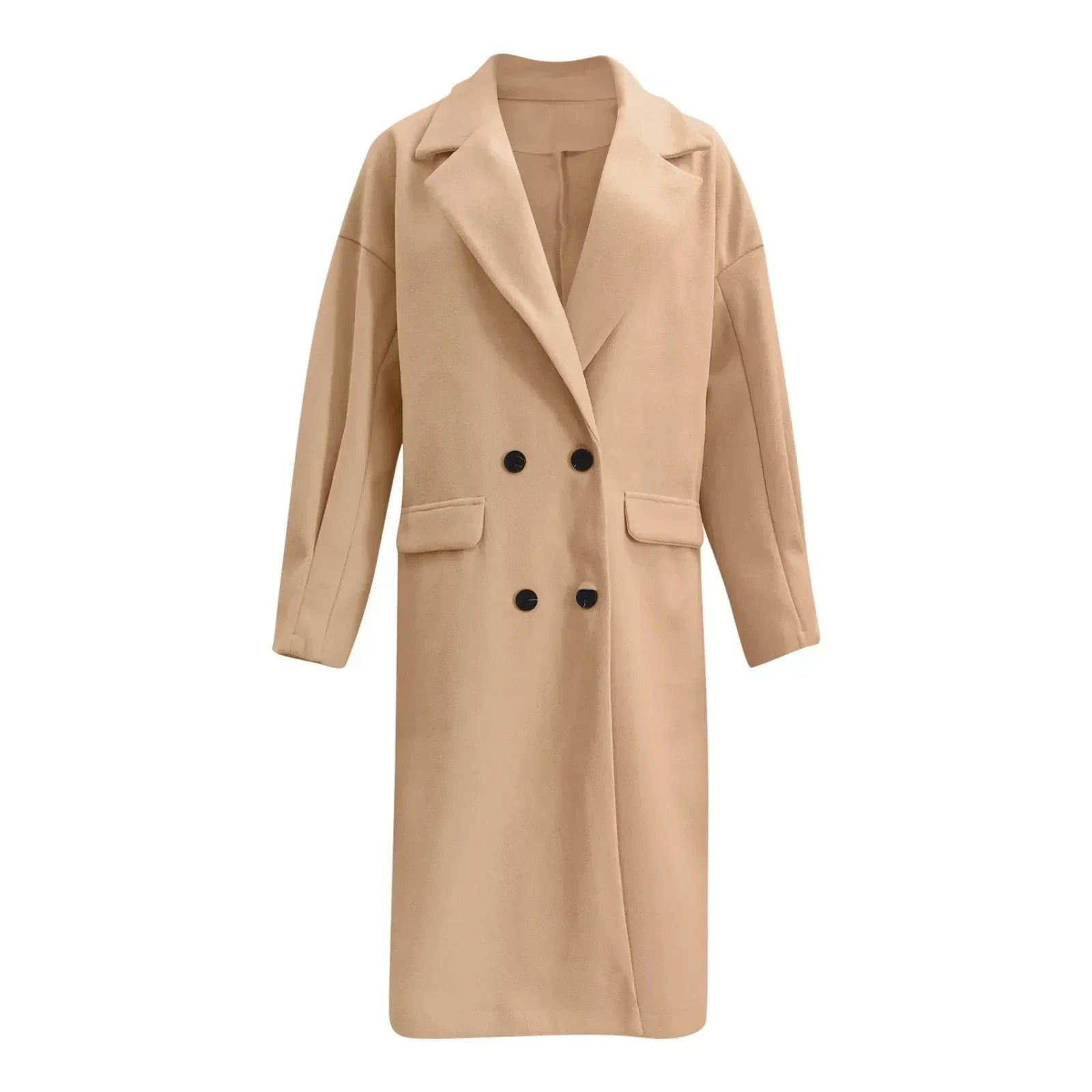 Alison - stylish mid-calf trench coat