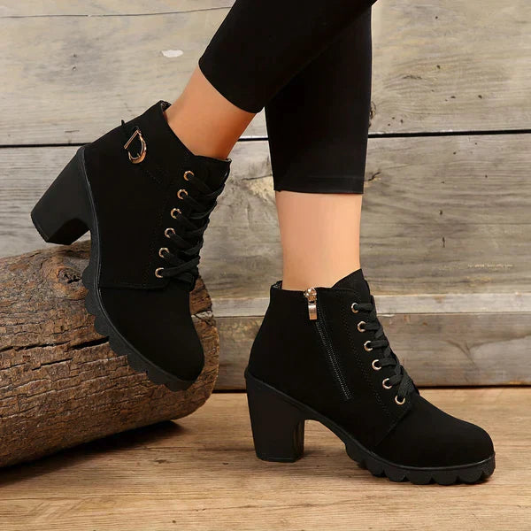 Boots with heel