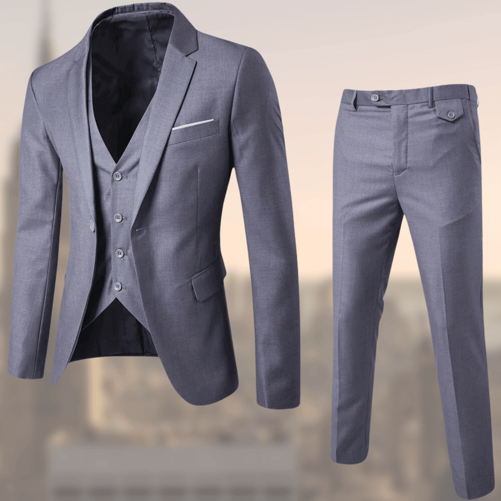 Three-piece men's suit