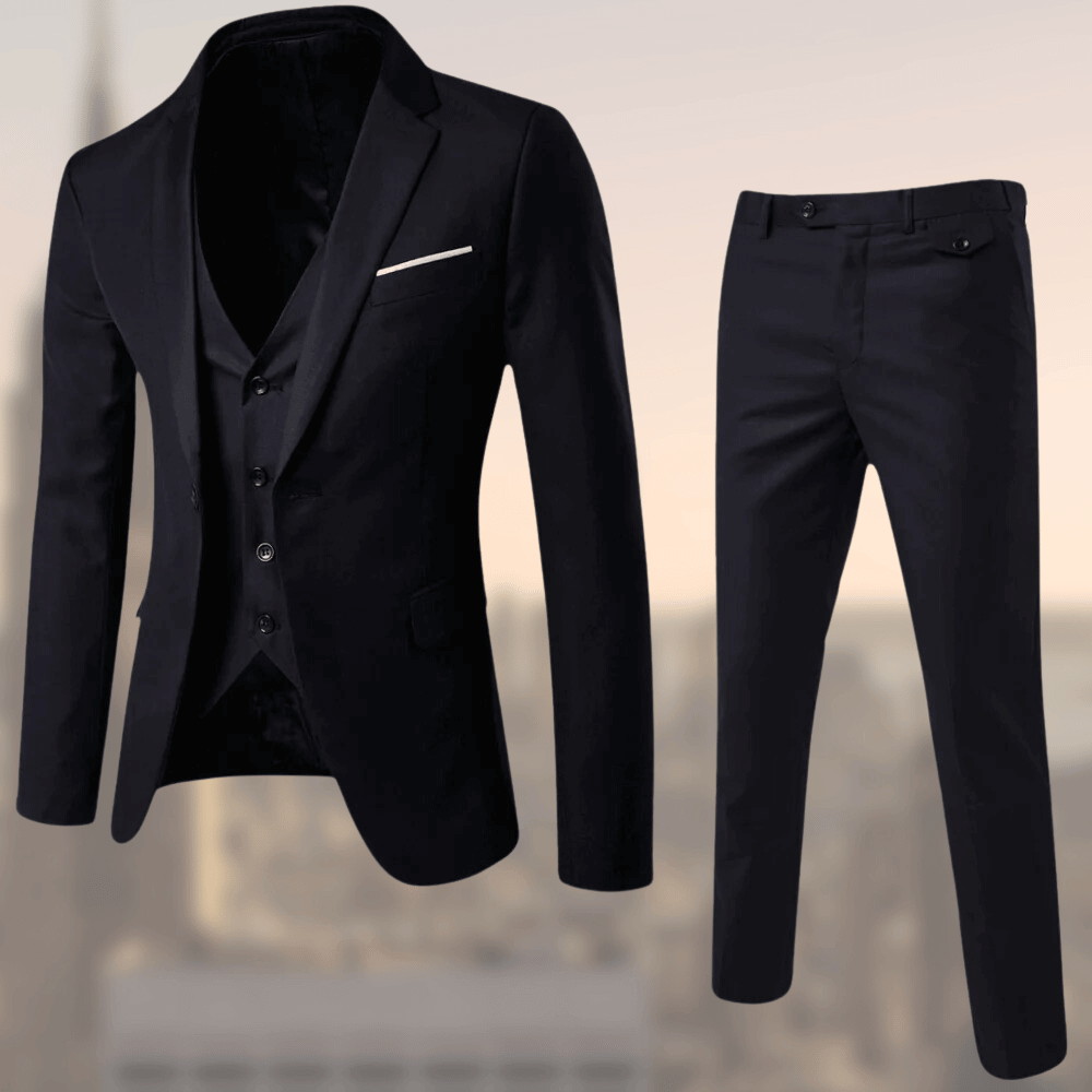 Three-piece men's suit