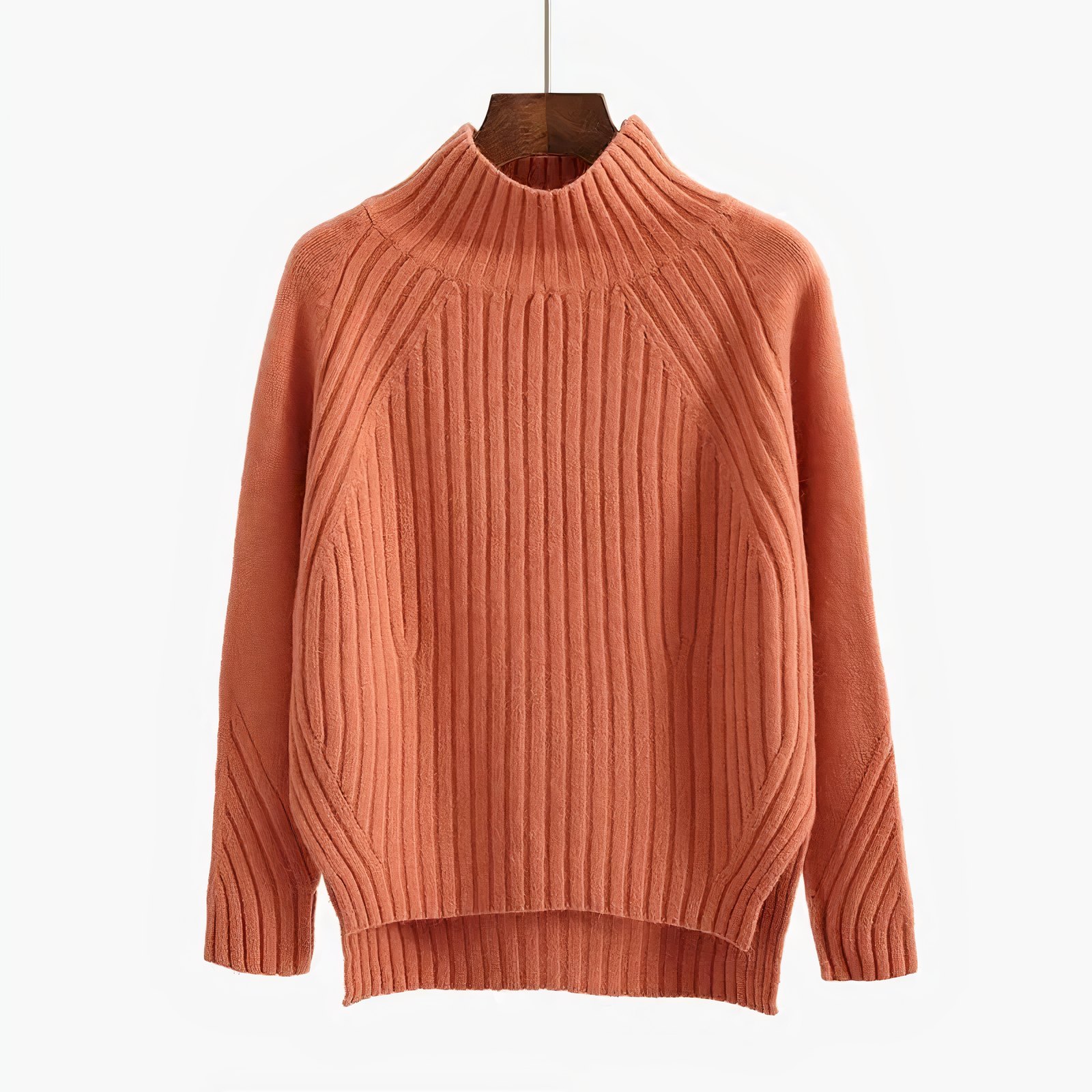 Dina™ - High Neck Knitted Sweater