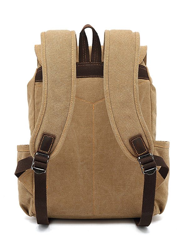 Casual outdoor travel bag canvas backpack