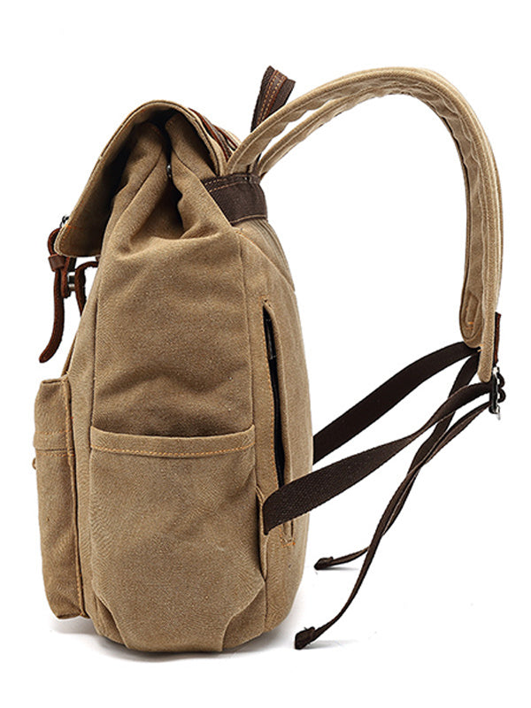 Casual outdoor travel bag canvas backpack