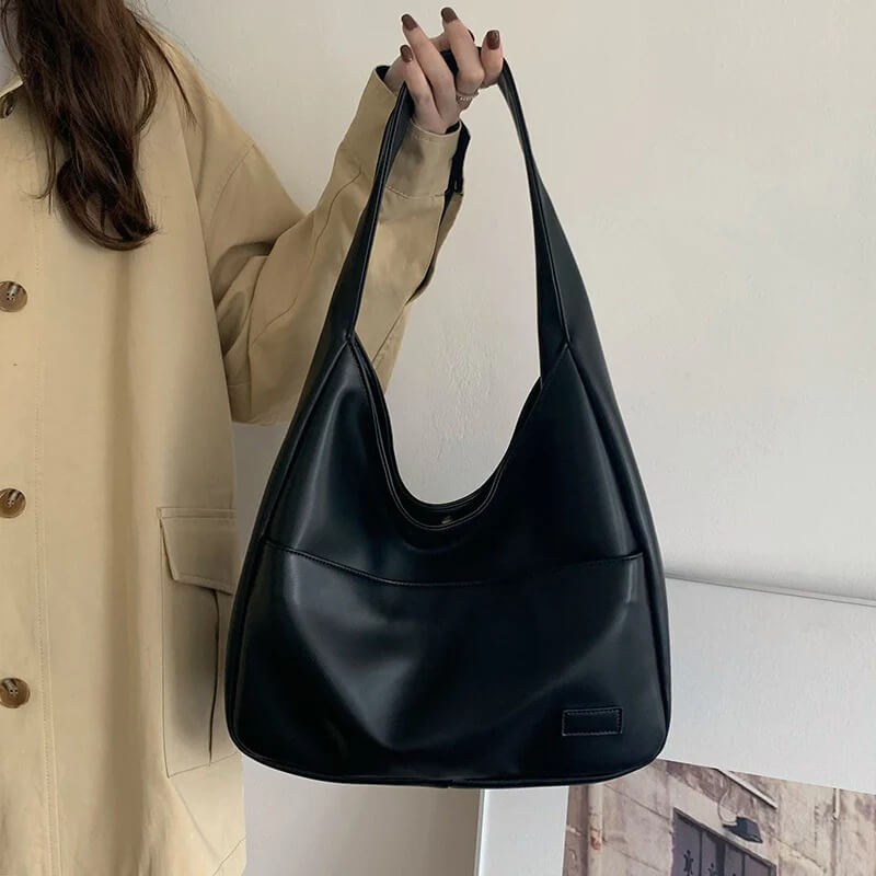 Monica | Leather hobo shoulder bag