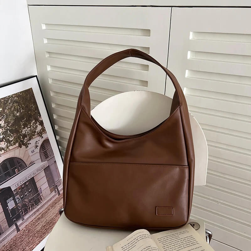 Monica | Leather hobo shoulder bag