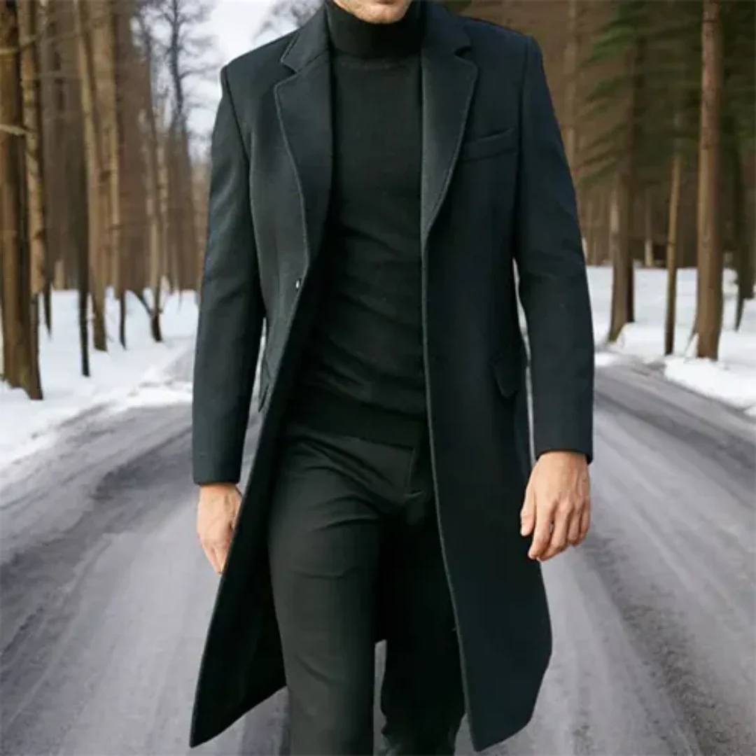 Leonel | Winter Warm Long Coat for Men