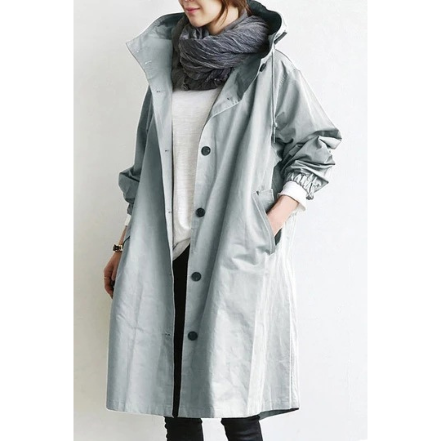 Long Trench Coat for Women