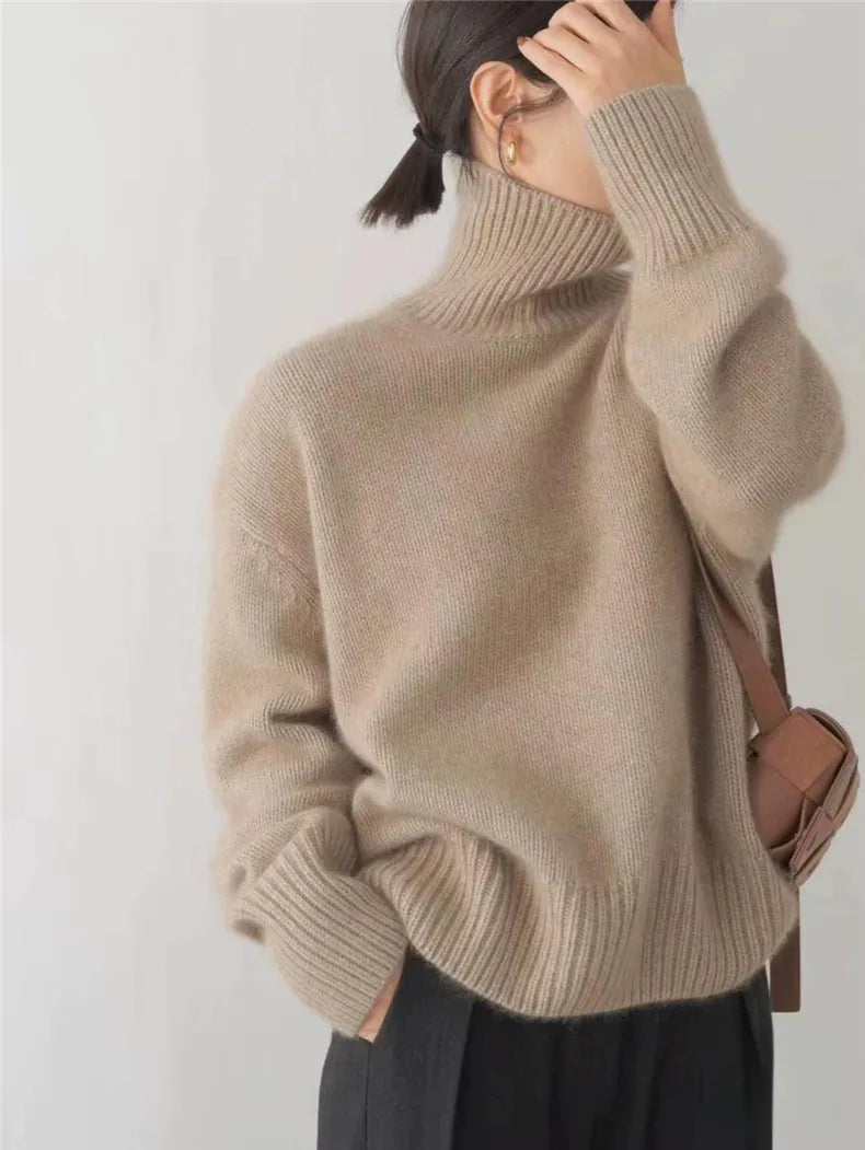 Stylish turtleneck jumper