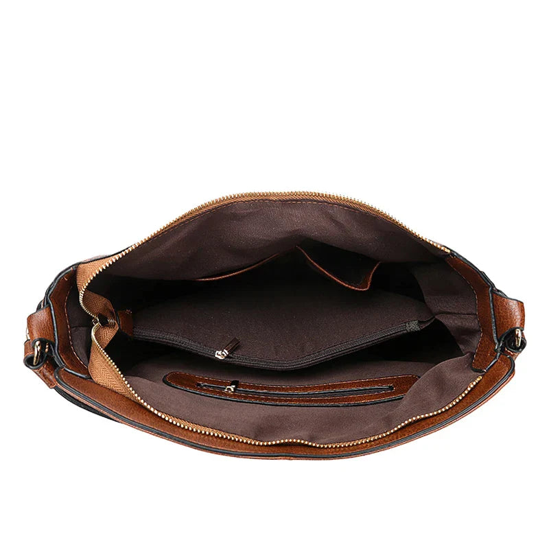 Large leather bag for women