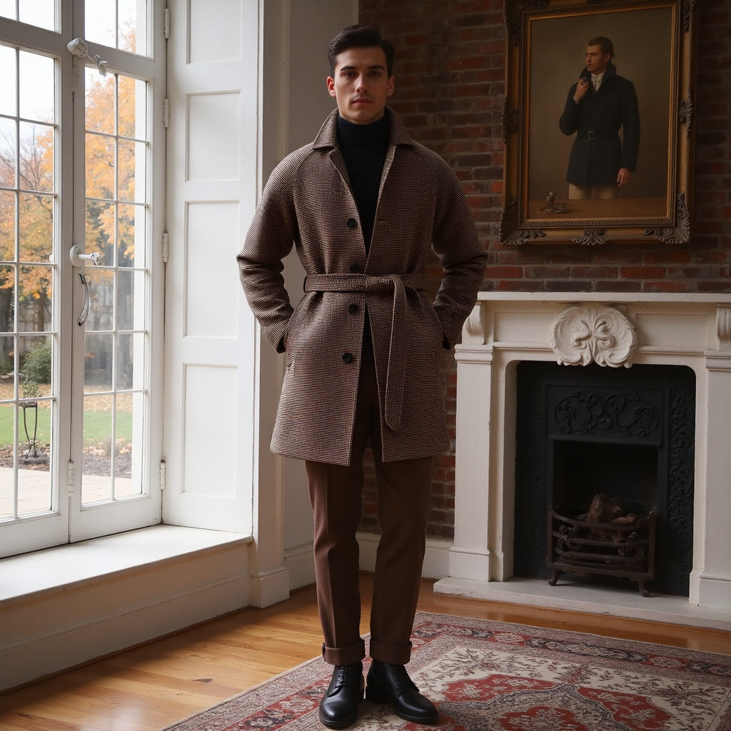 Ancien | Men's Hampton Wool Trenchcoat