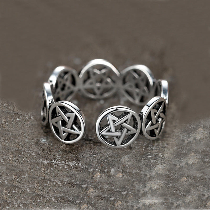 Tibetan Pentagram Ring