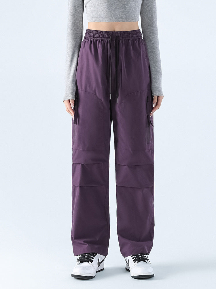 Quick-drying, loose-fitting, straight-cut waterproof leisure trousers