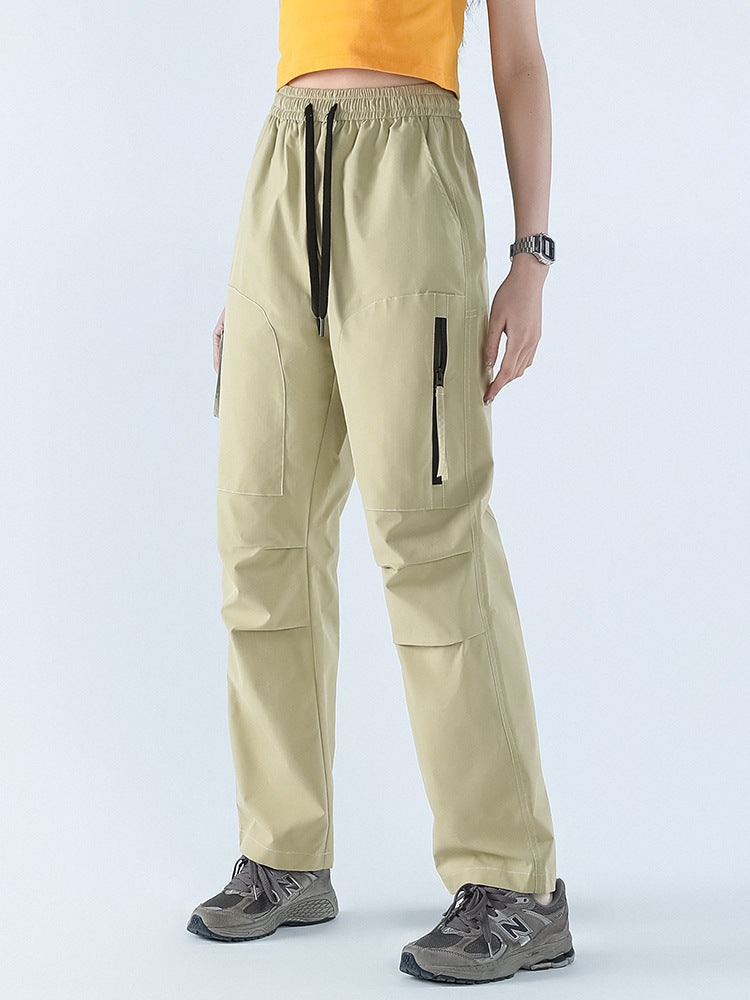 Quick-drying, loose-fitting, straight-cut waterproof leisure trousers