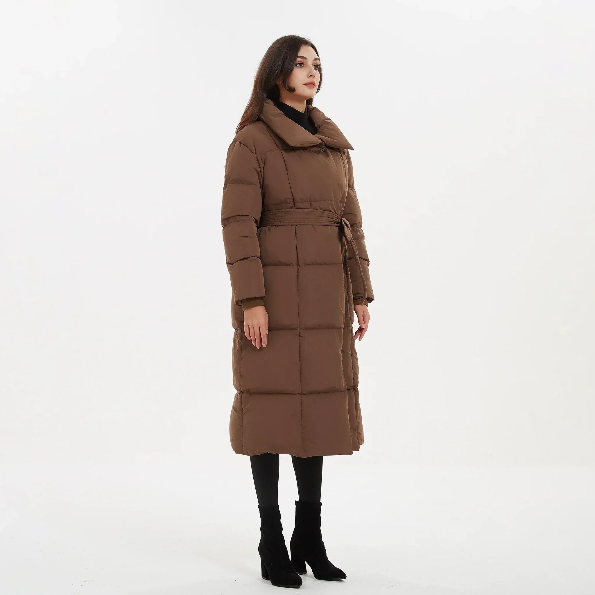 Coat with belt