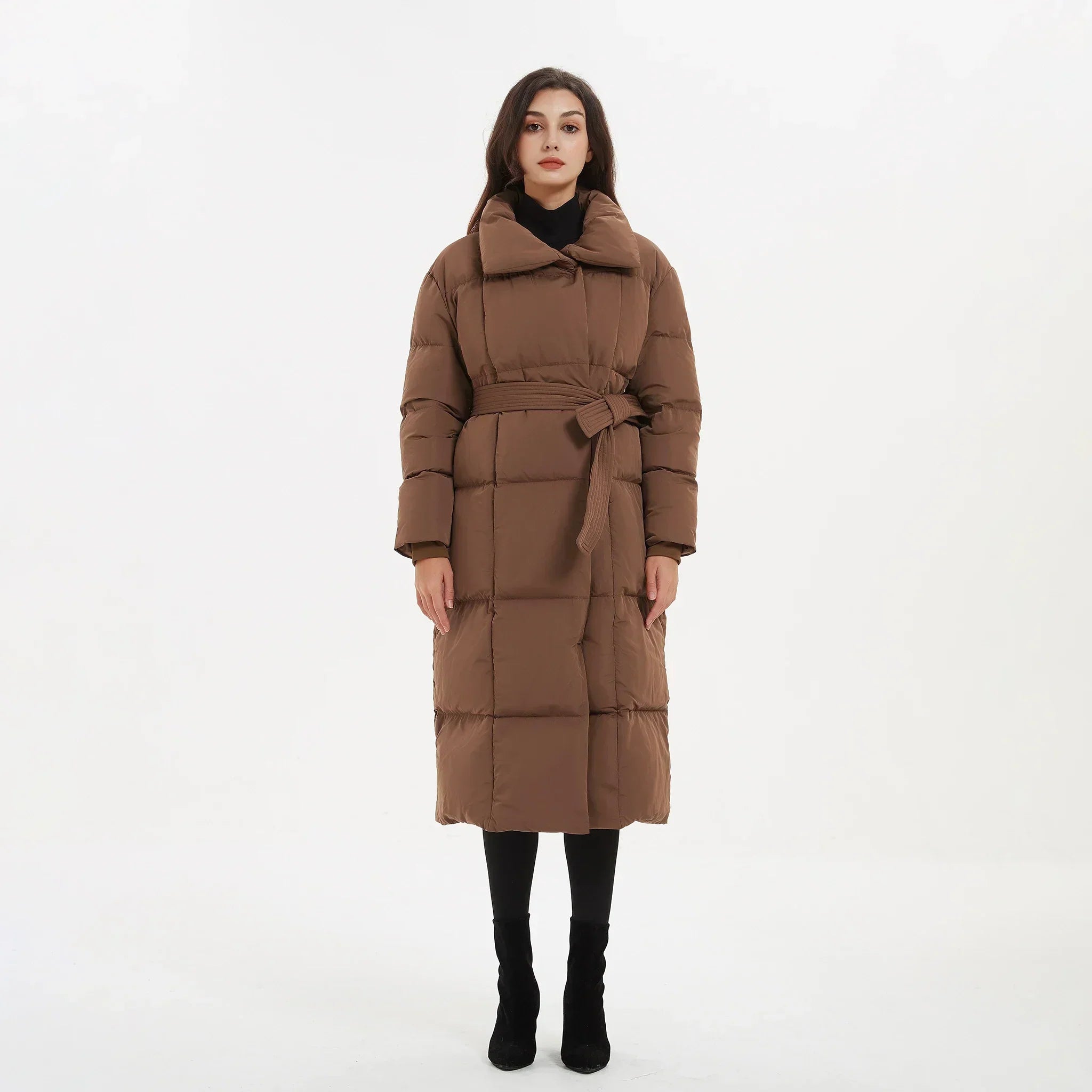 Coat with belt