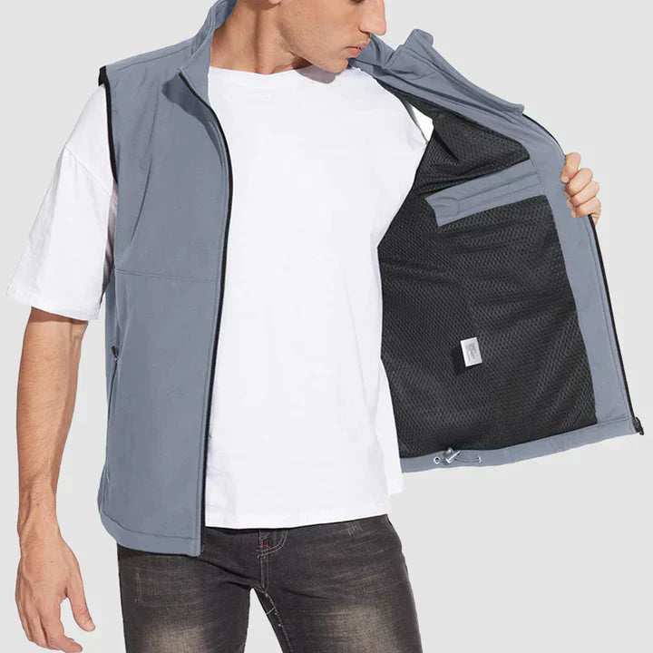 Lightweight Sleeveless Jacket For Men