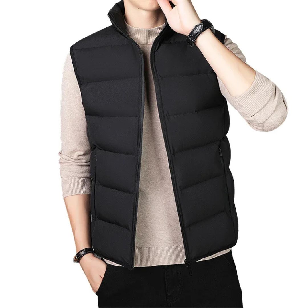 Men's Casual Stand Collar Vest