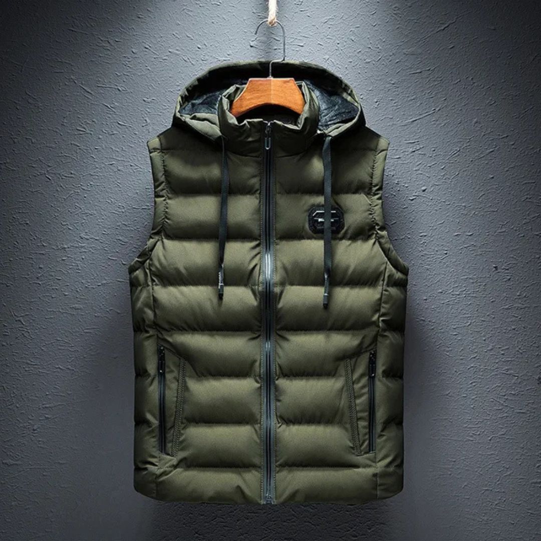 Men's Loose Casual Zipper Vest